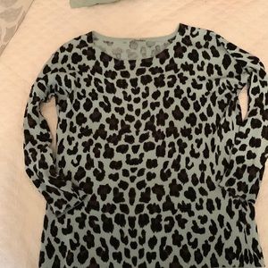 Lightweight animal print sweater by Project size M.